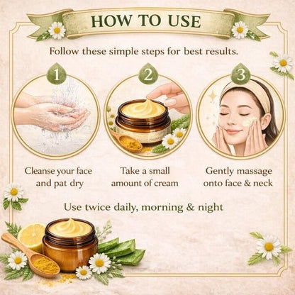 Organic Skin Brightening Cream Buy 1 Get 1 FREE (100g + 100g)