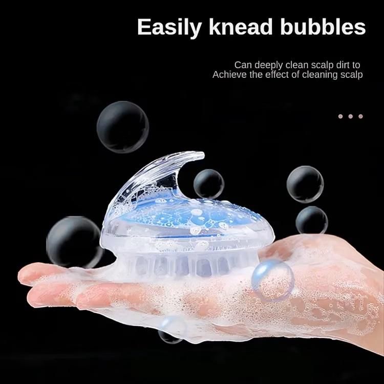 Soft Silicone Hair Scalp Massager – Deep Cleansing Shampoo Brush