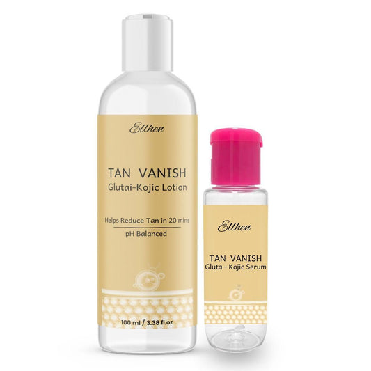 Tan Vanish Glutai Kojic Brightening Combo – Lotion + Serum (Buy 1 Get 1 Free)