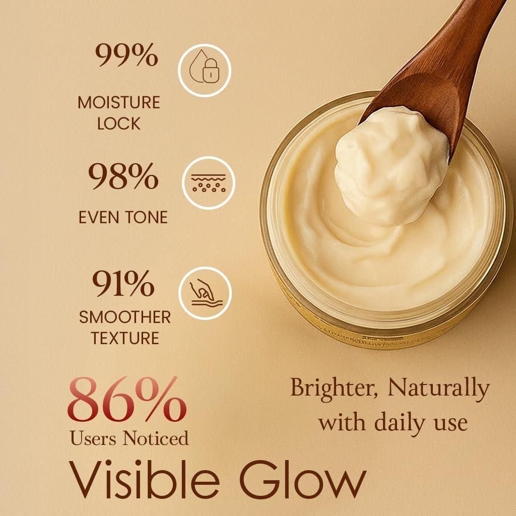 Organic Skin Brightening Cream Buy 1 Get 1 FREE (100g + 100g)