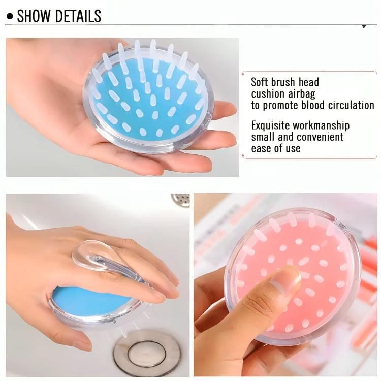 Soft Silicone Hair Scalp Massager – Deep Cleansing Shampoo Brush