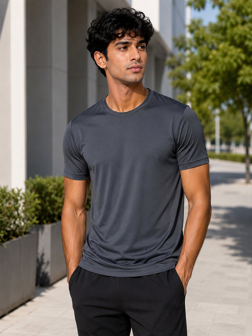 DS-Dry Fit T-Shirt Dark Gray