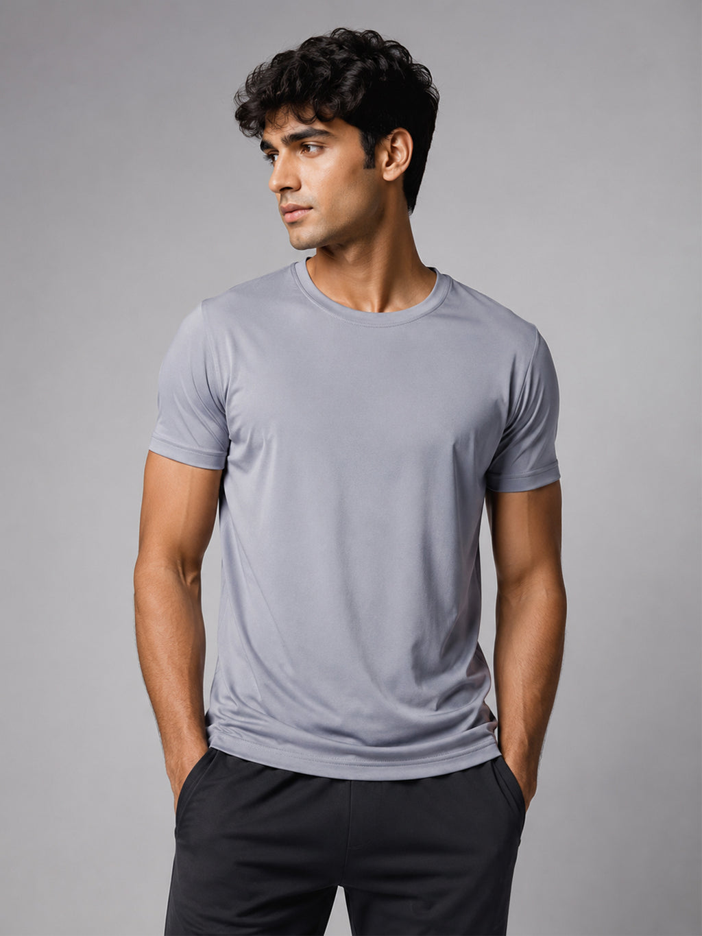 DS-Dry Fit T-Shirt Gray
